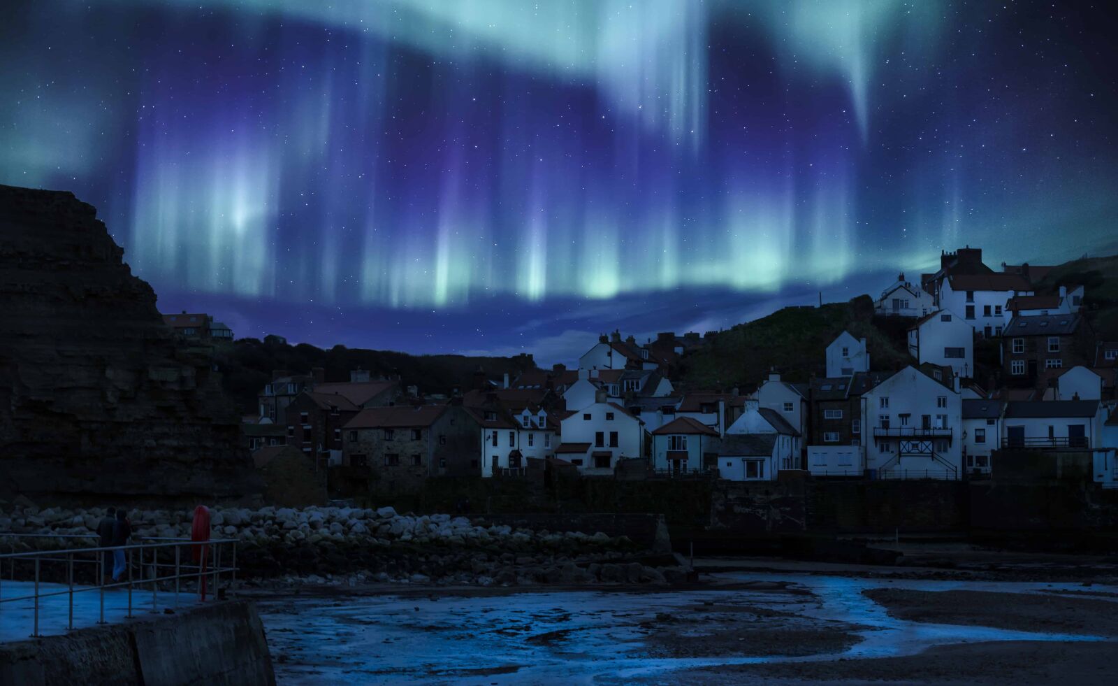 Nikon D7100 sample photo. Water, night, polar light photography