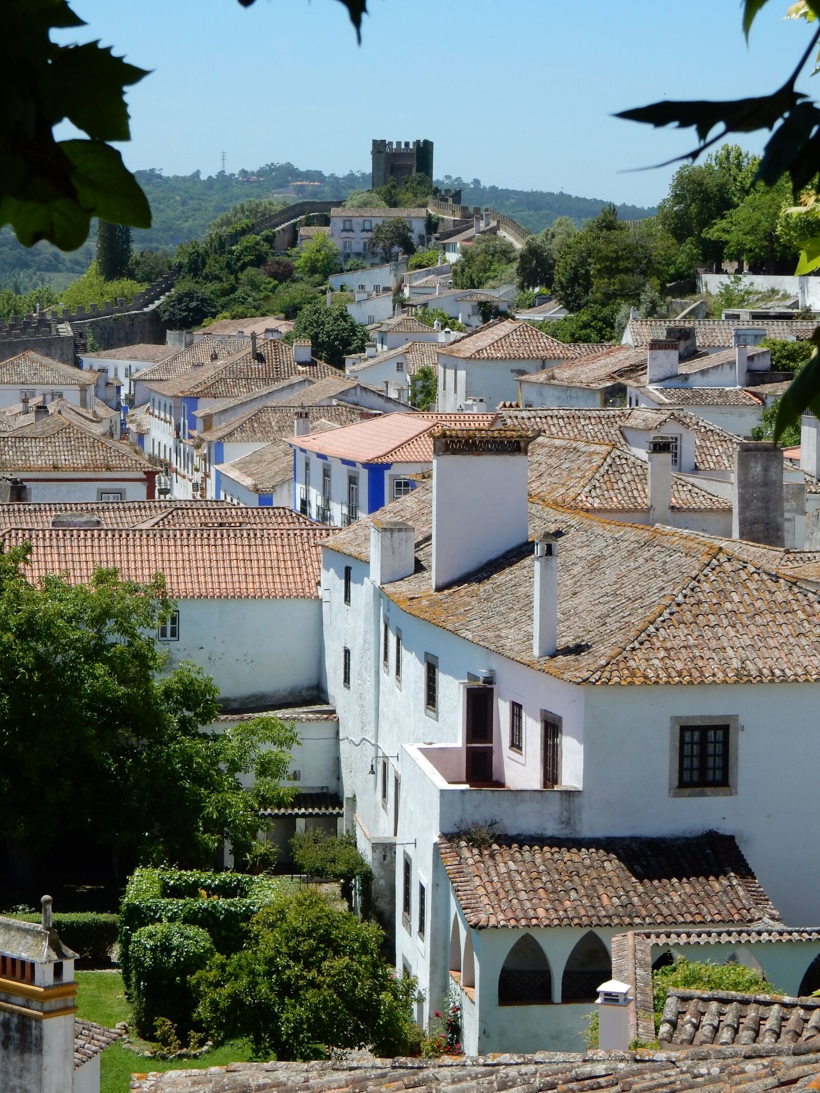 Nikon Coolpix S9700 sample photo. Portugal, obidos, fortress photography