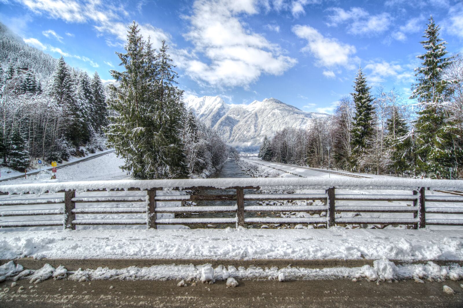 Nikon D610 sample photo. Winter, landscape, stacked focus photography