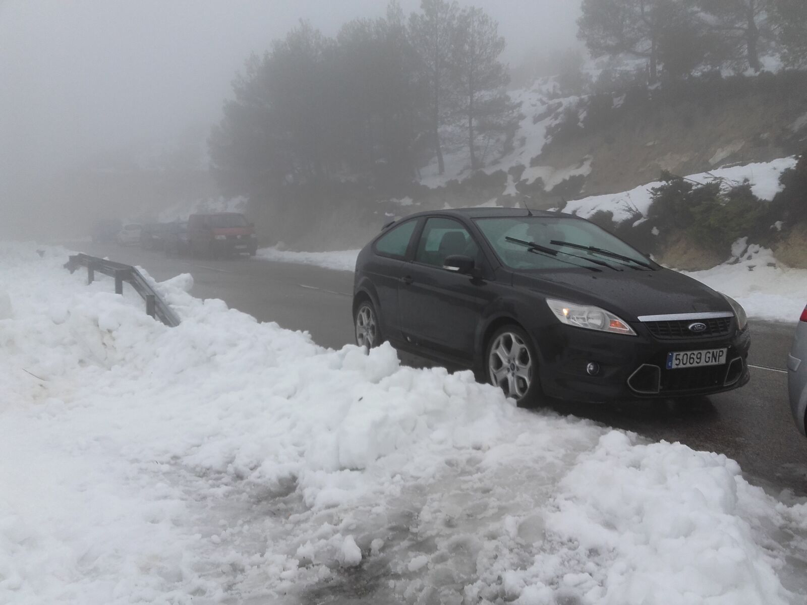 Samsung Galaxy Grand Prime sample photo. Nevada, car snow, temporary photography