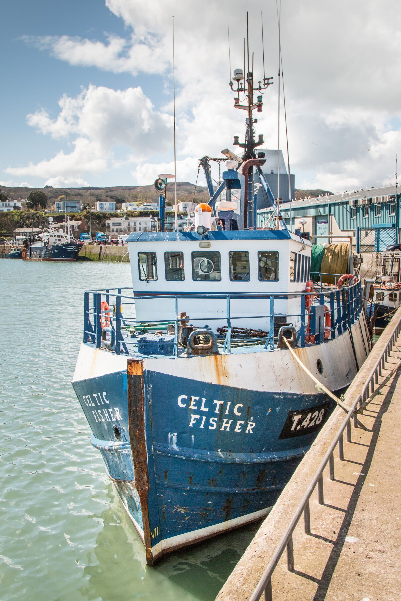 Canon EOS 70D + Canon EF 24-105mm F4L IS USM sample photo. Fisher boat, sea, ireland photography