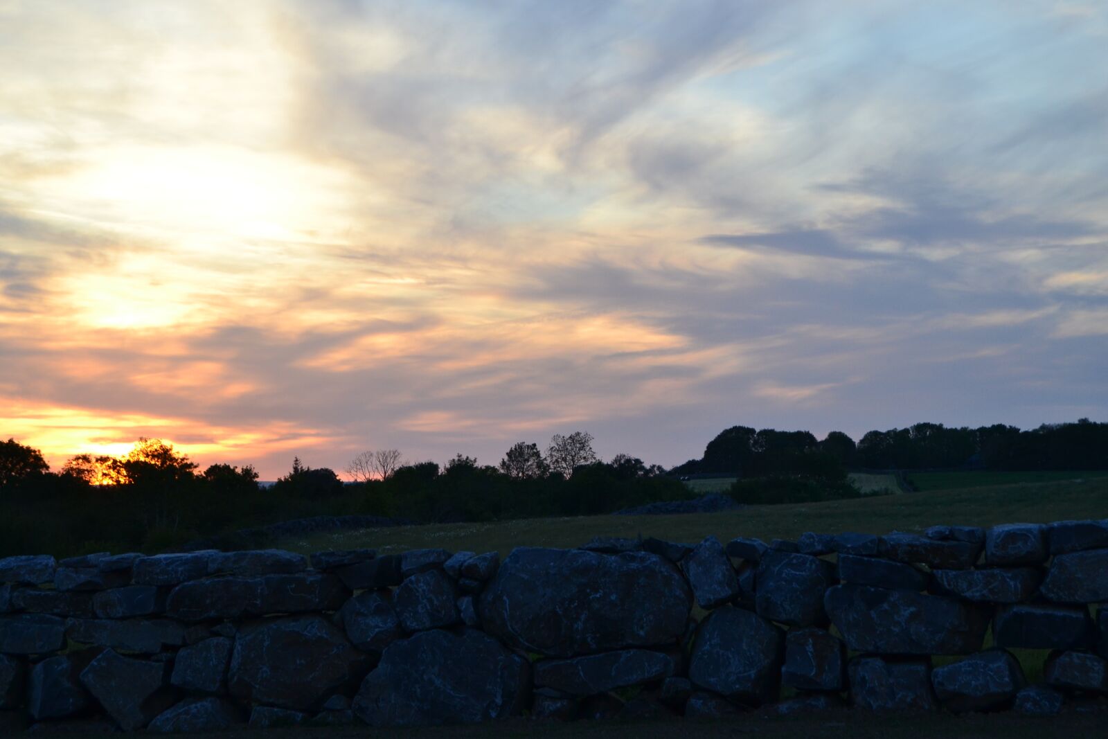 Nikon D3100 sample photo. Sunset, dramatic, nature photography