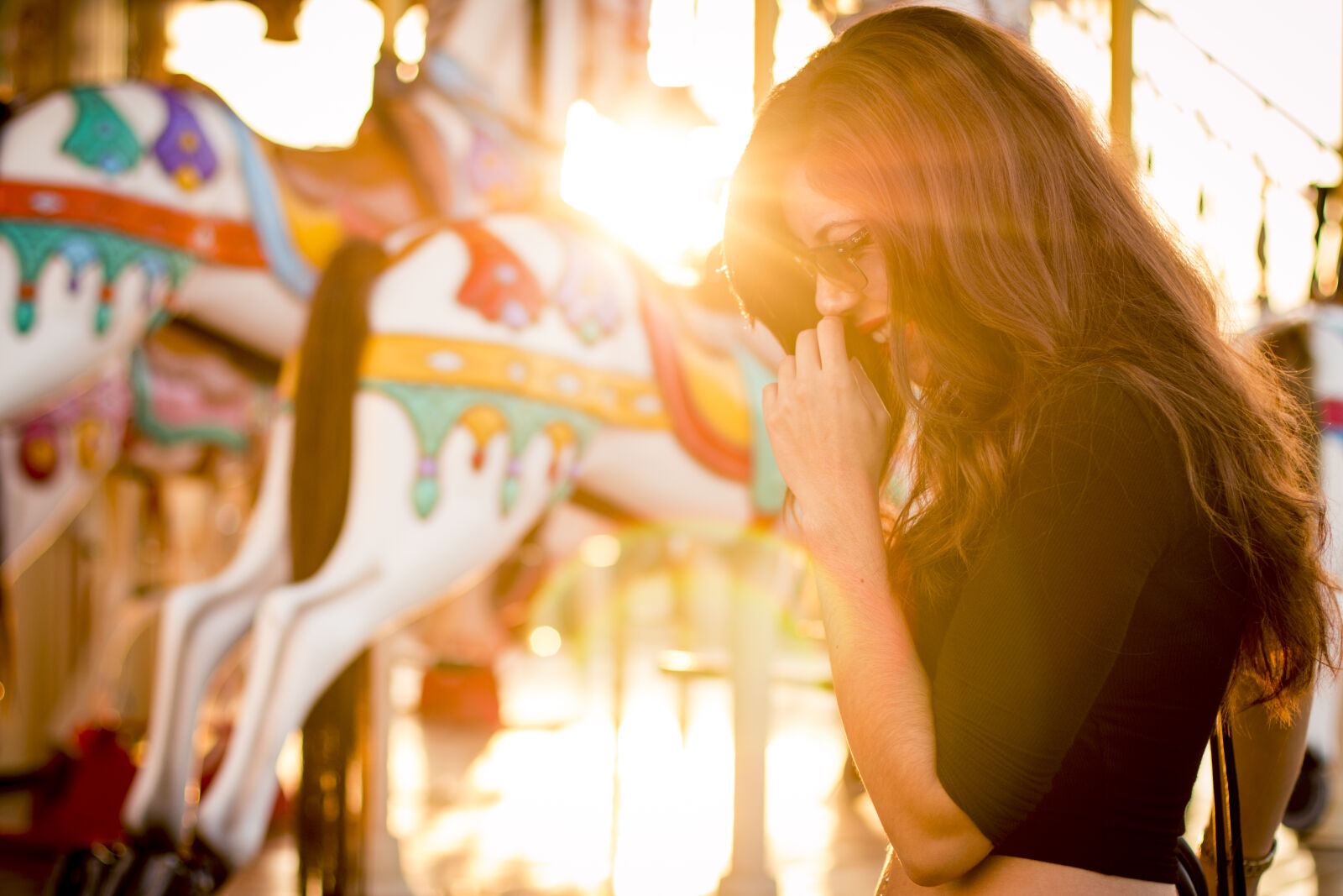 Canon EOS 70D + Canon EF 50mm F1.4 USM sample photo. Sunset, girl, women, photography photography