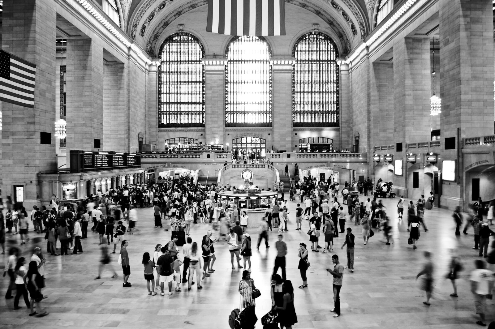 Nikon D40 sample photo. New york, central station photography