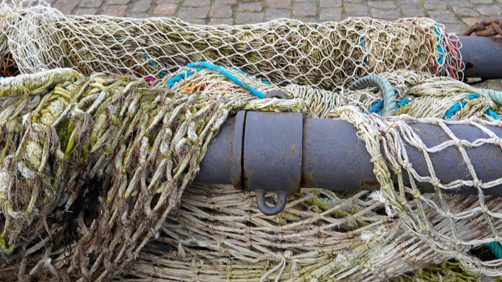 30mm F1.4 DC DN | Contemporary 016 sample photo. Networks, fishing, port photography