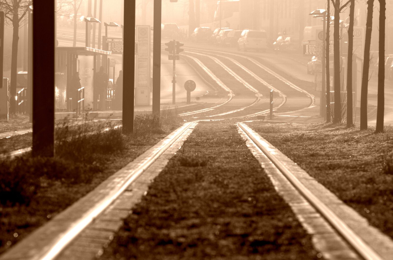 Pentax K-30 sample photo. City, traffic, rails photography