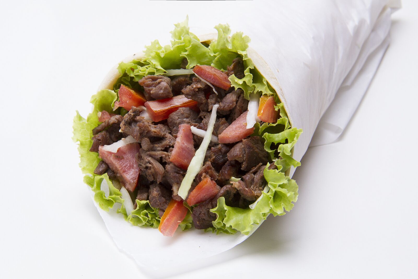 Canon EF-S 18-200mm F3.5-5.6 IS sample photo. Kebab, sandwich, pork photography