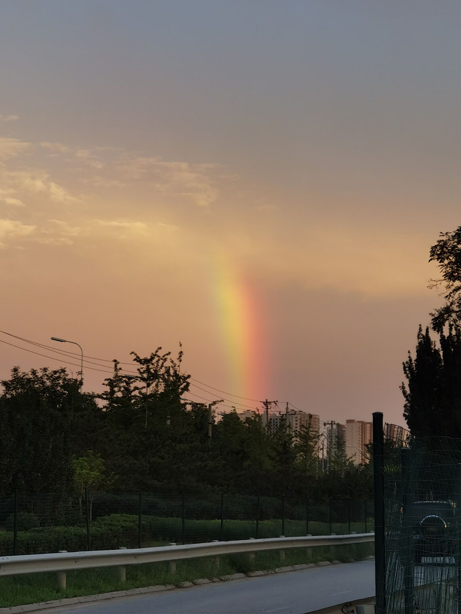 HUAWEI OXF-AN10 sample photo. Rainbow, sky, cloud photography