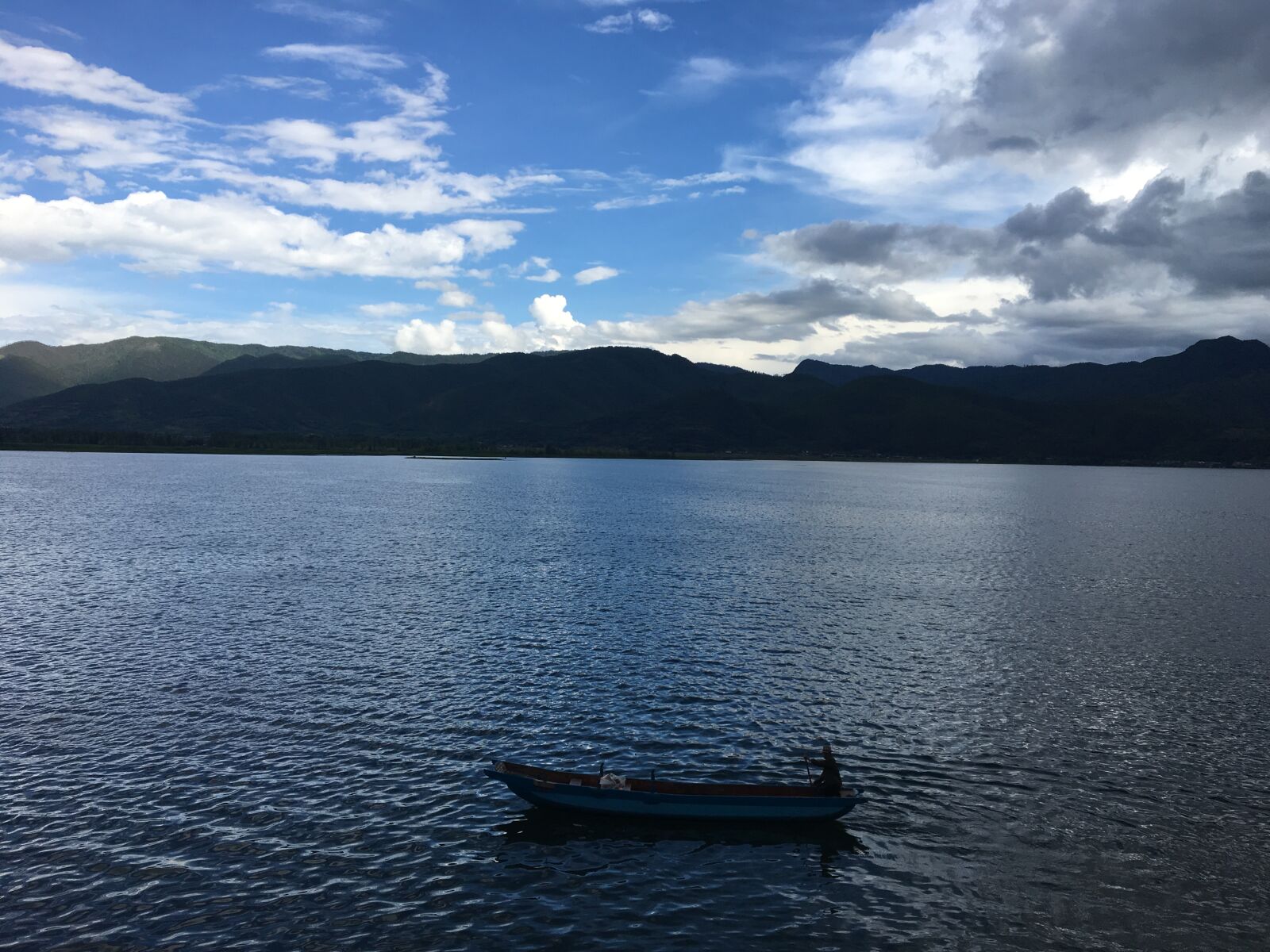 Apple iPhone 6s sample photo. Alpine, lake, vessel photography