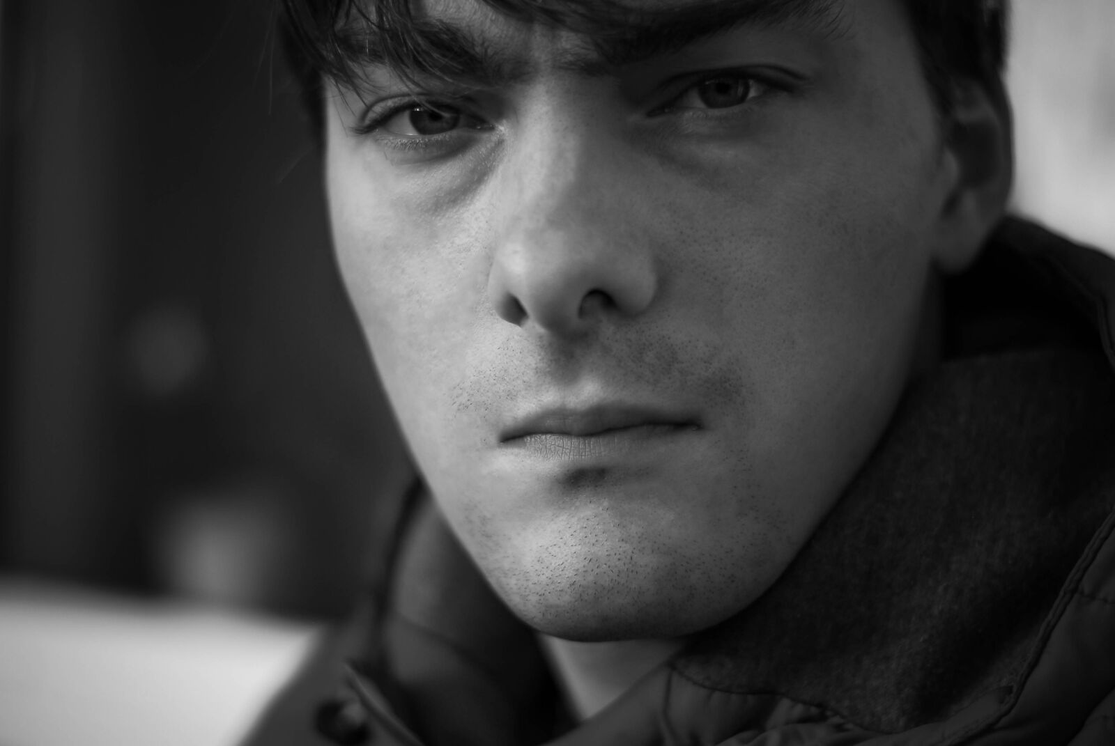 Nikon D200 sample photo. Portrait, serious, man photography