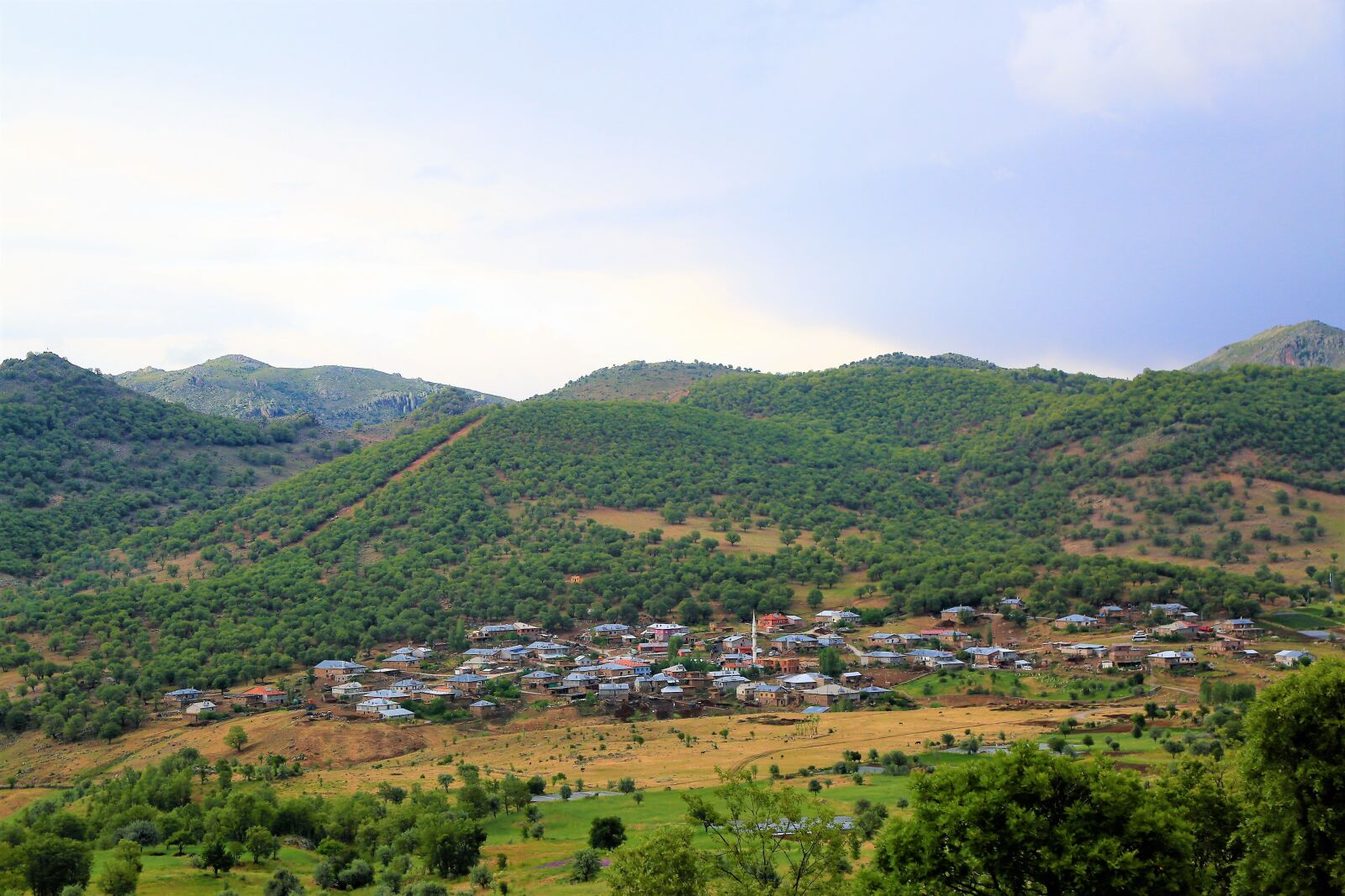Canon EF 24-105mm F4L IS USM sample photo. Landscape, panorama, village photography
