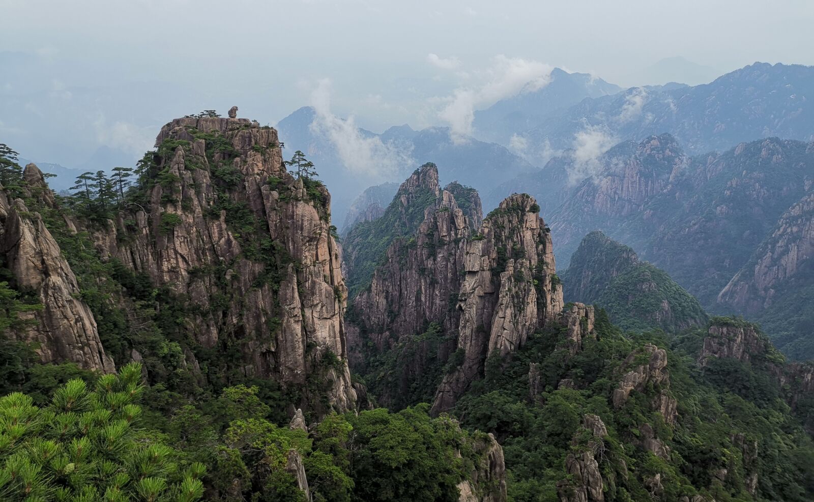 HUAWEI HMA-L29 sample photo. Huangshan, mountain, mountain range photography