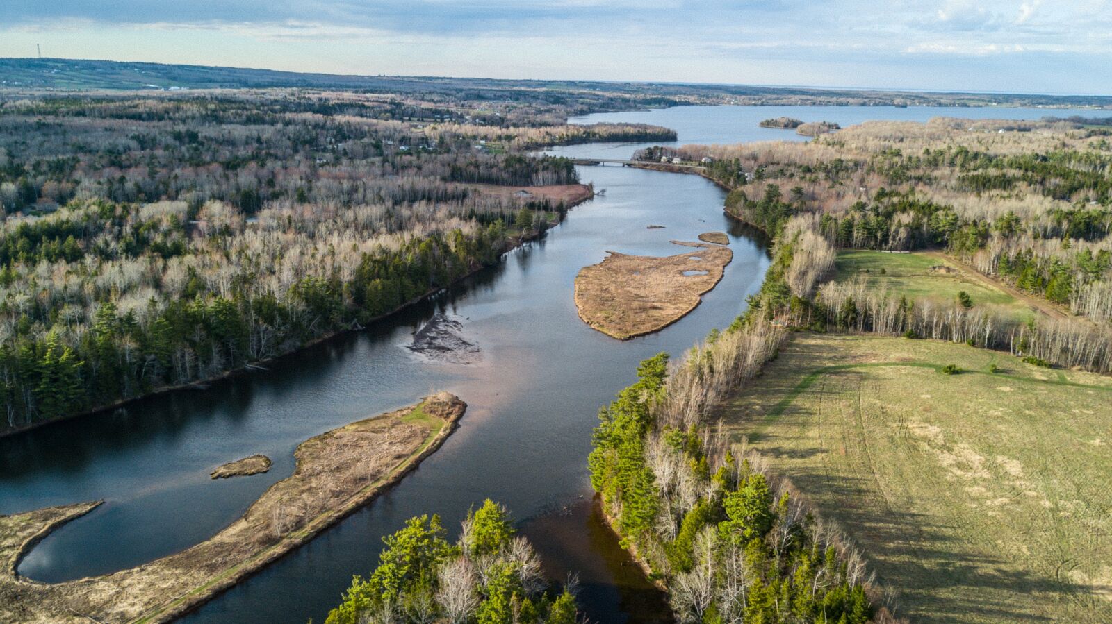 DJI FC220 sample photo. River, harbour, ocean photography