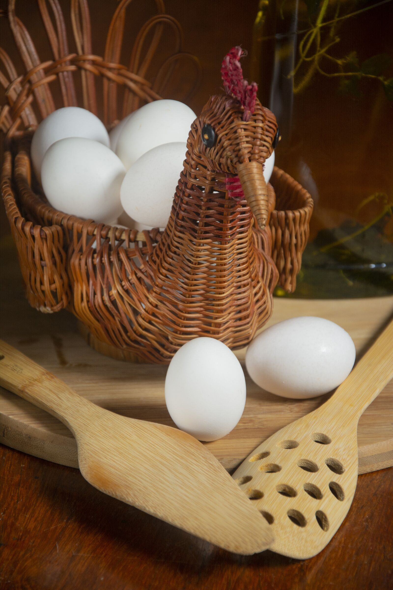 Nikon D7100 sample photo. Chicken, eggs, crafts photography