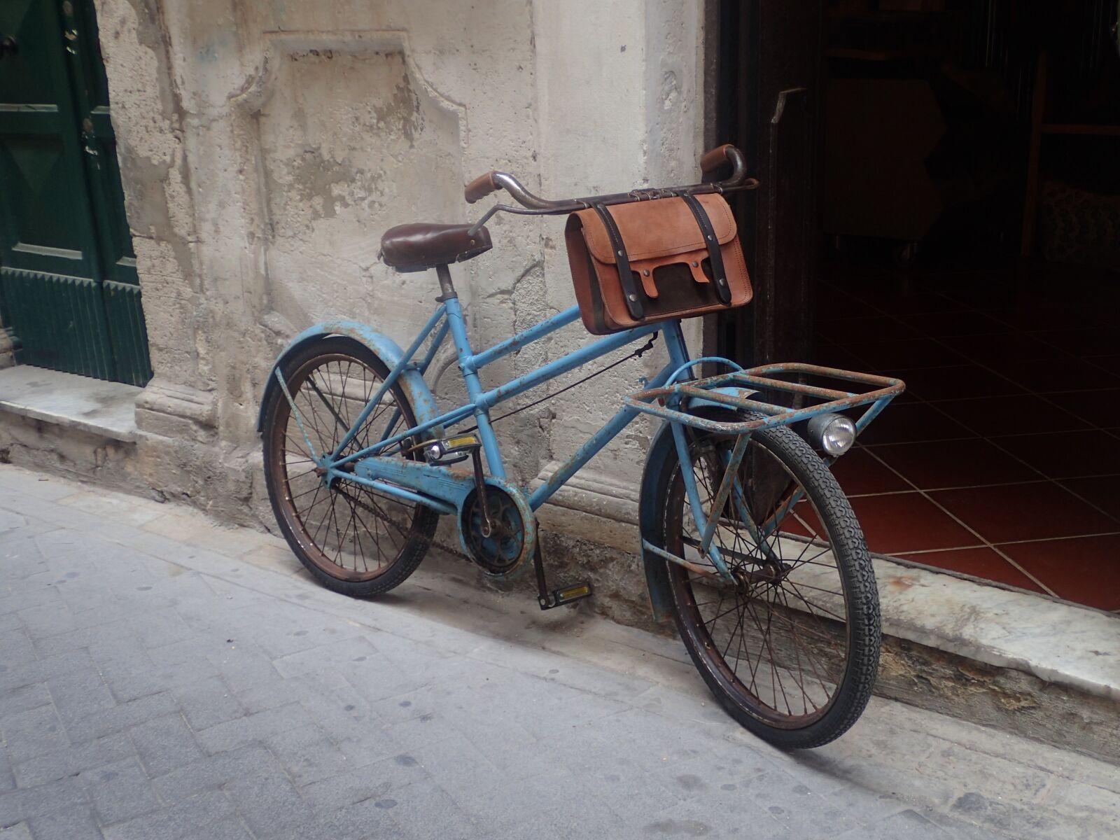 Olympus TG-4 sample photo. Bike, rustic, old photography