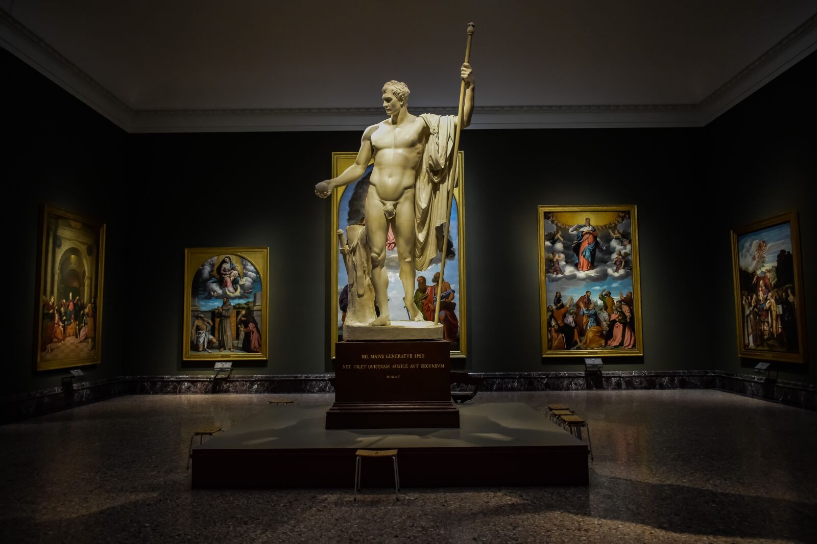 Nikon D3300 sample photo. Pinacoteca di brera, sculpture photography