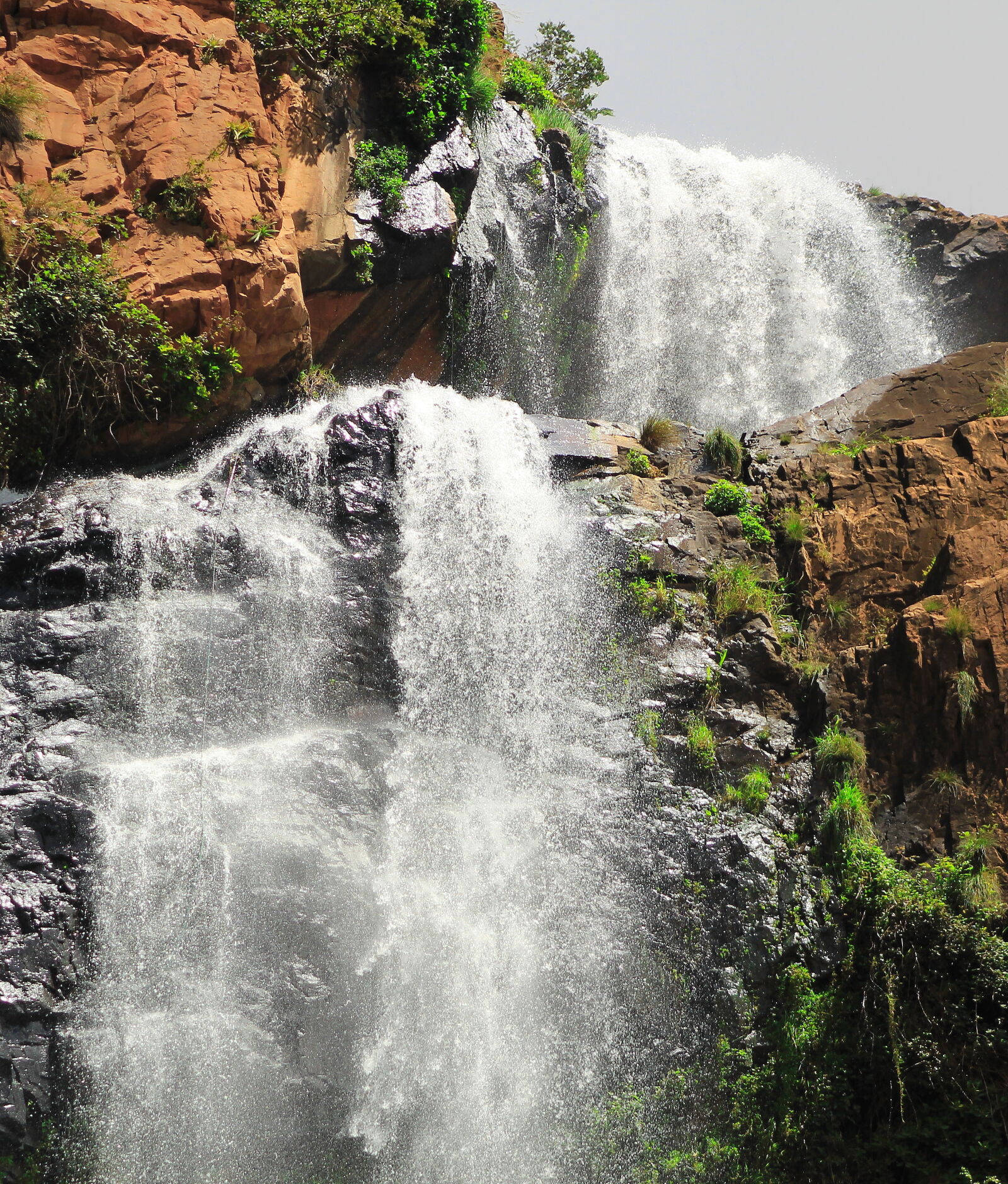Canon EF 75-300mm f/4-5.6 sample photo. Rockery, water, waterfall photography