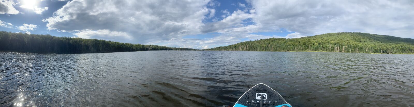 iPhone XS Max back camera 4.25mm f/1.8 sample photo. Paddle boarding, lake, paddleboard photography