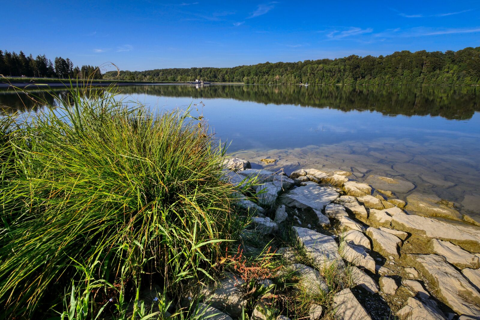 Panasonic Lumix DMC-GX8 sample photo. Barrage, lake, reservoir photography