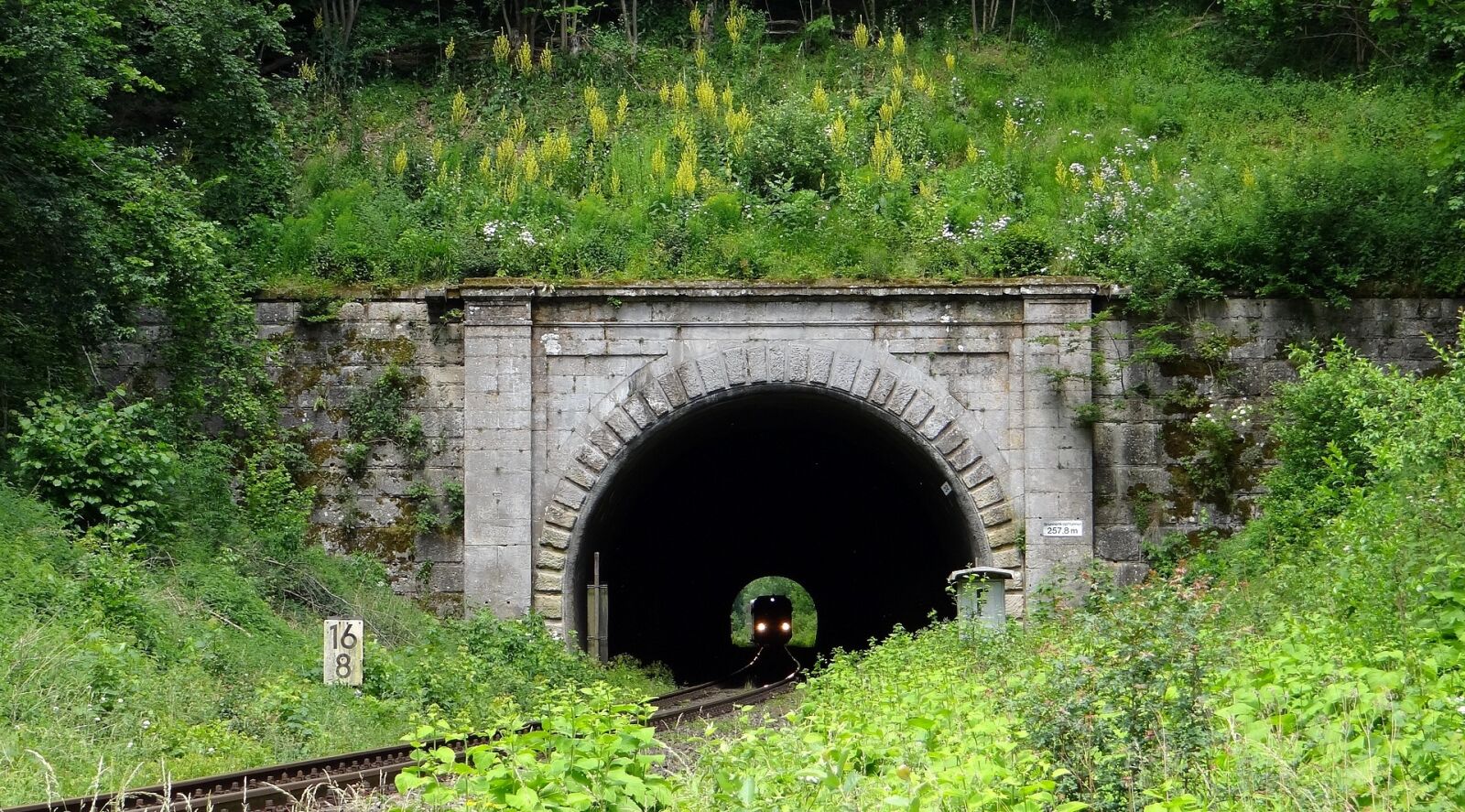 Sony Cyber-shot DSC-HX100V sample photo. Railway tunnel, brenz railway photography