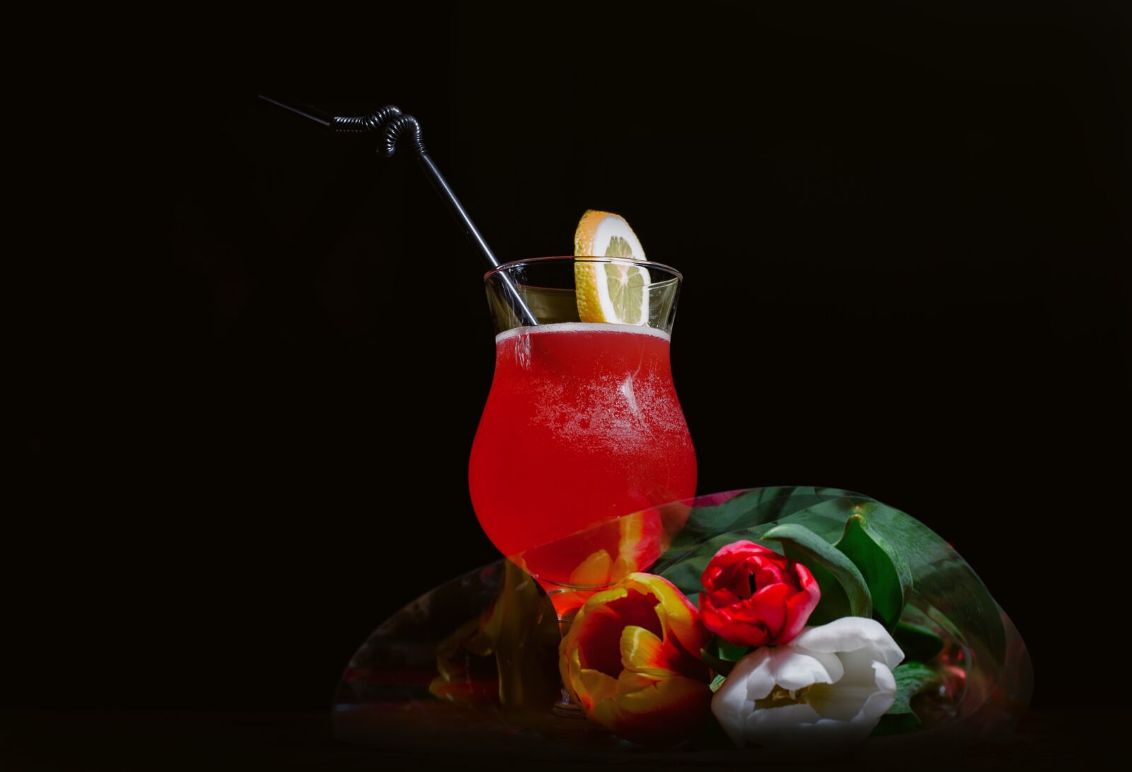 Canon EOS 6D + Canon EF 50mm F1.4 USM sample photo. Cocktail, flowers, drink photography