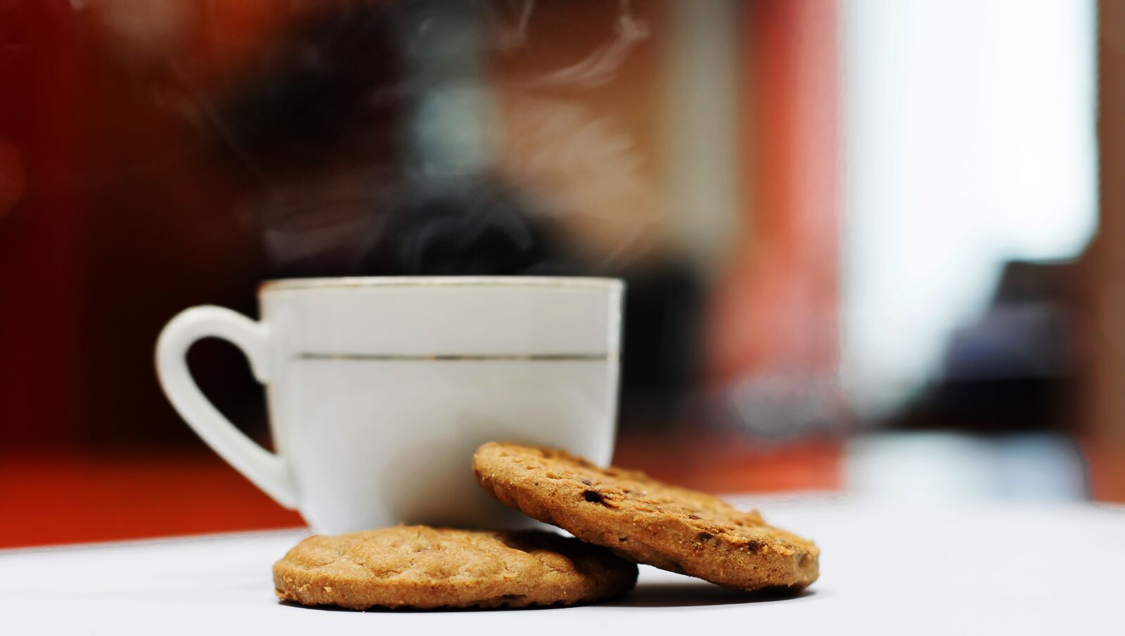 Nikon D5300 sample photo. Coffee with biscuits, biscuits photography