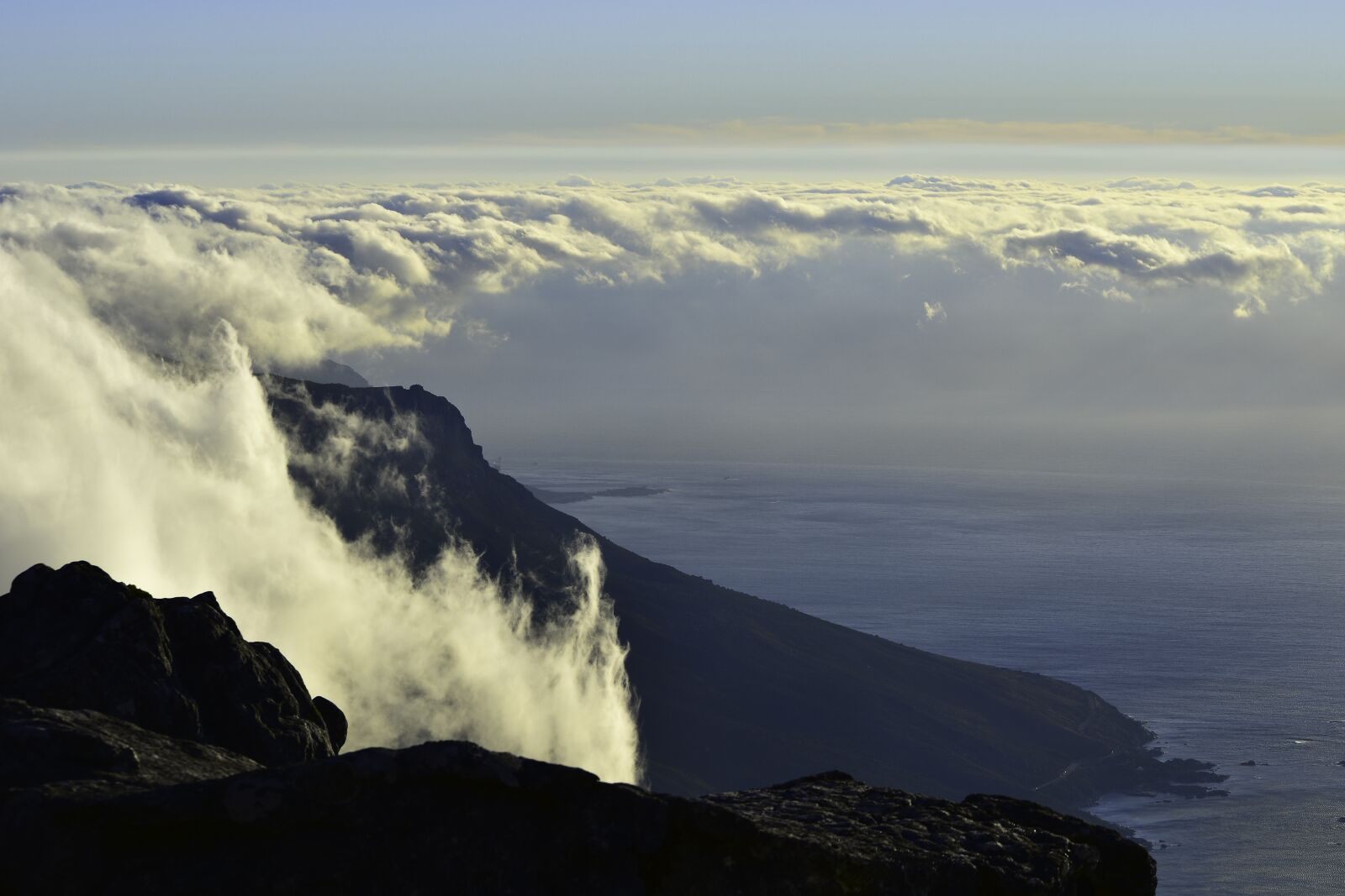 Nikon D5500 sample photo. Table mountain, cape town photography