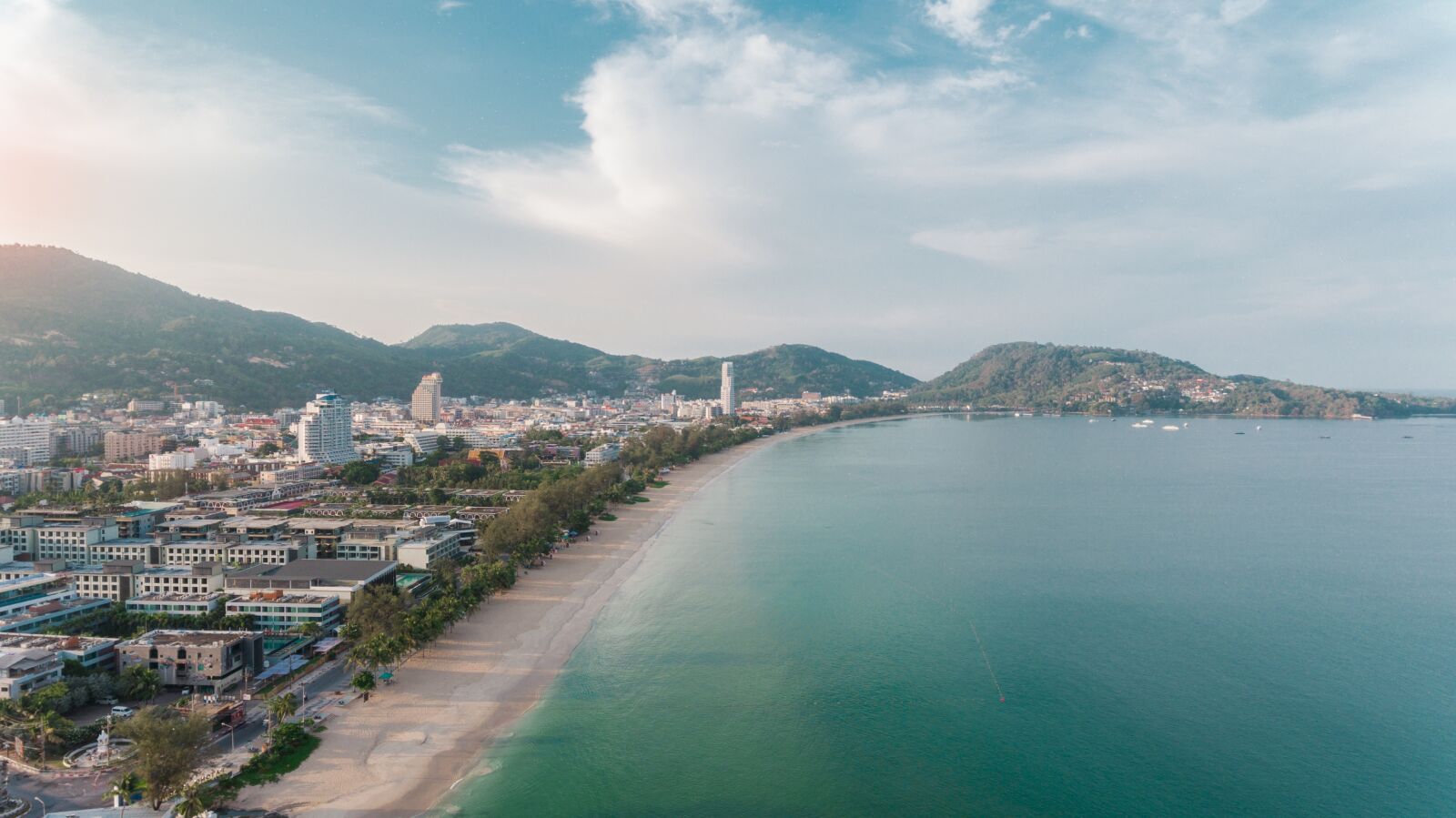 DJI FC330 sample photo. Aerial, patong beach, no photography