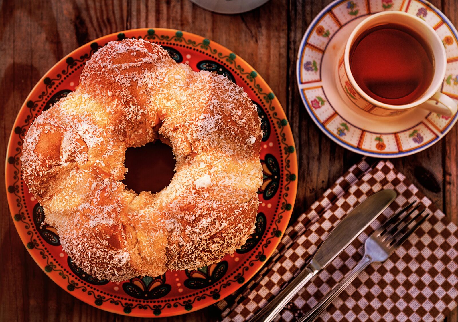 Canon EOS 6D + Canon EF 24-105mm F4L IS USM sample photo. Cake, tea, flavor photography