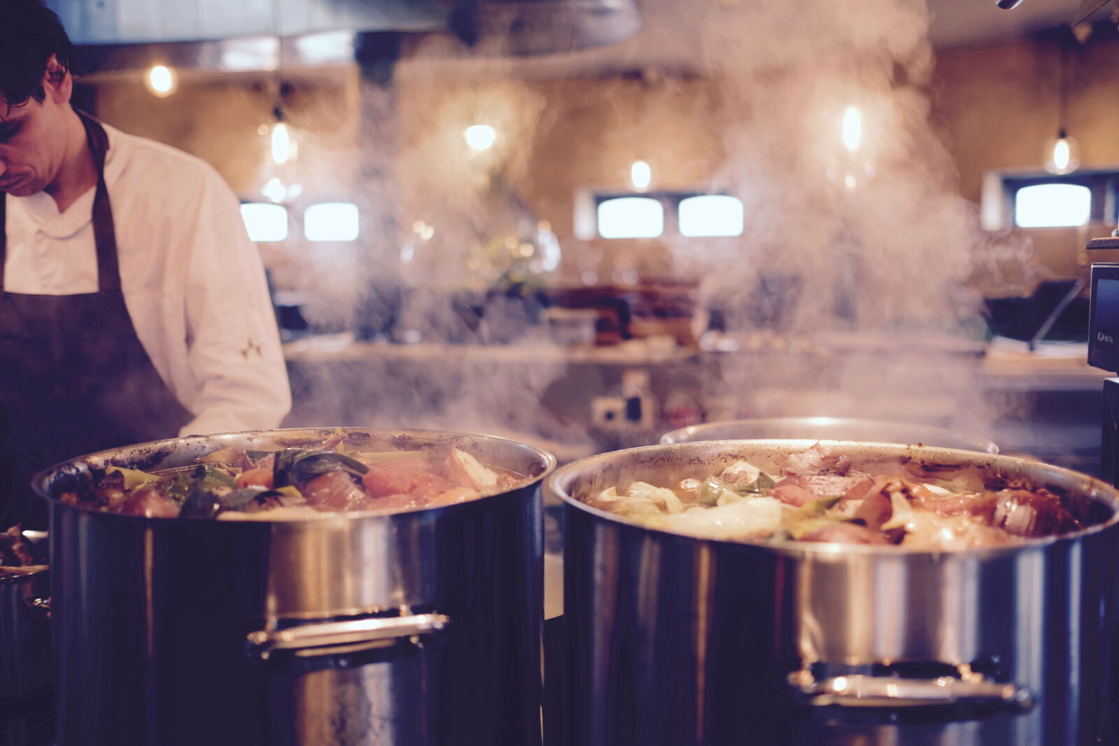 Fujifilm X-T1 sample photo. Food, chef, kitchen, soup photography