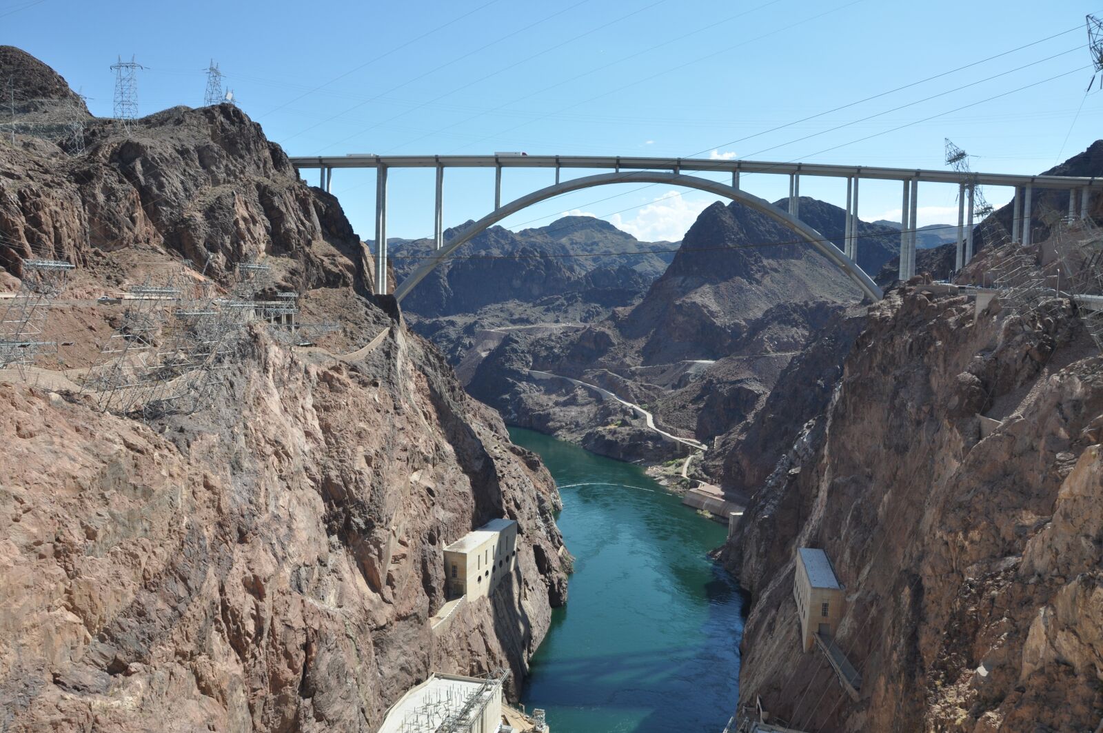 Nikon D5000 sample photo. Hoover dam, nevada, arizona photography