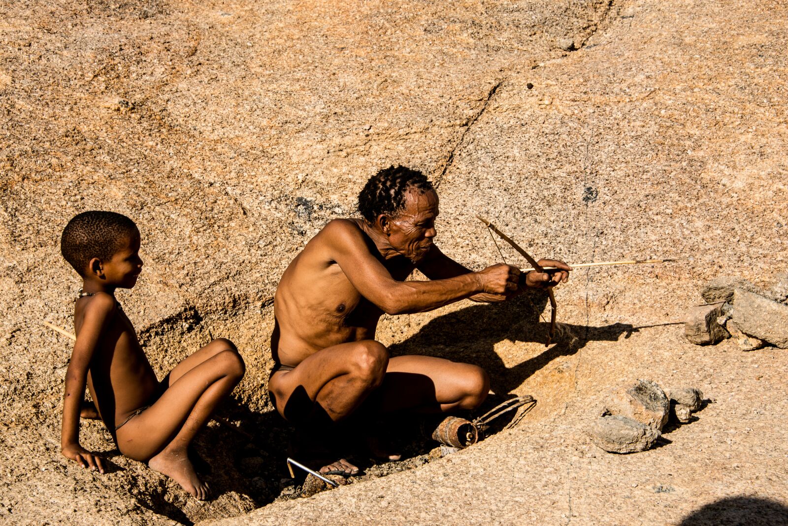 Nikon D800 sample photo. San - people, namibia photography