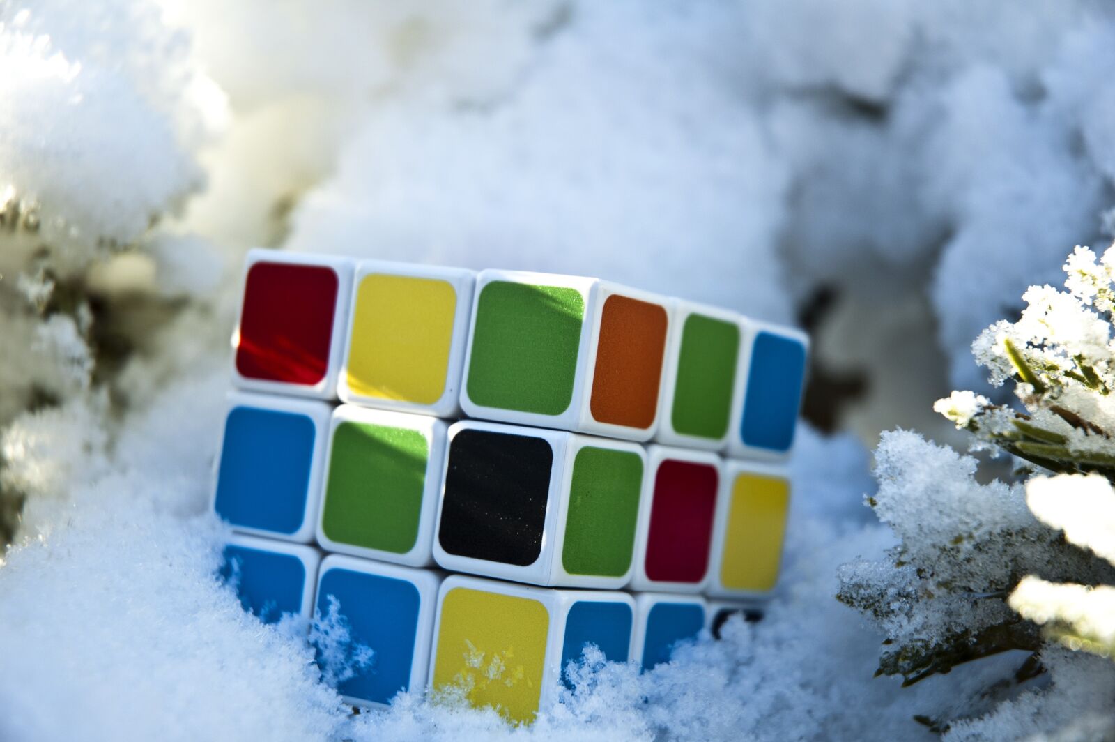 Nikon D70s sample photo. Rubik's cube, game, cube photography