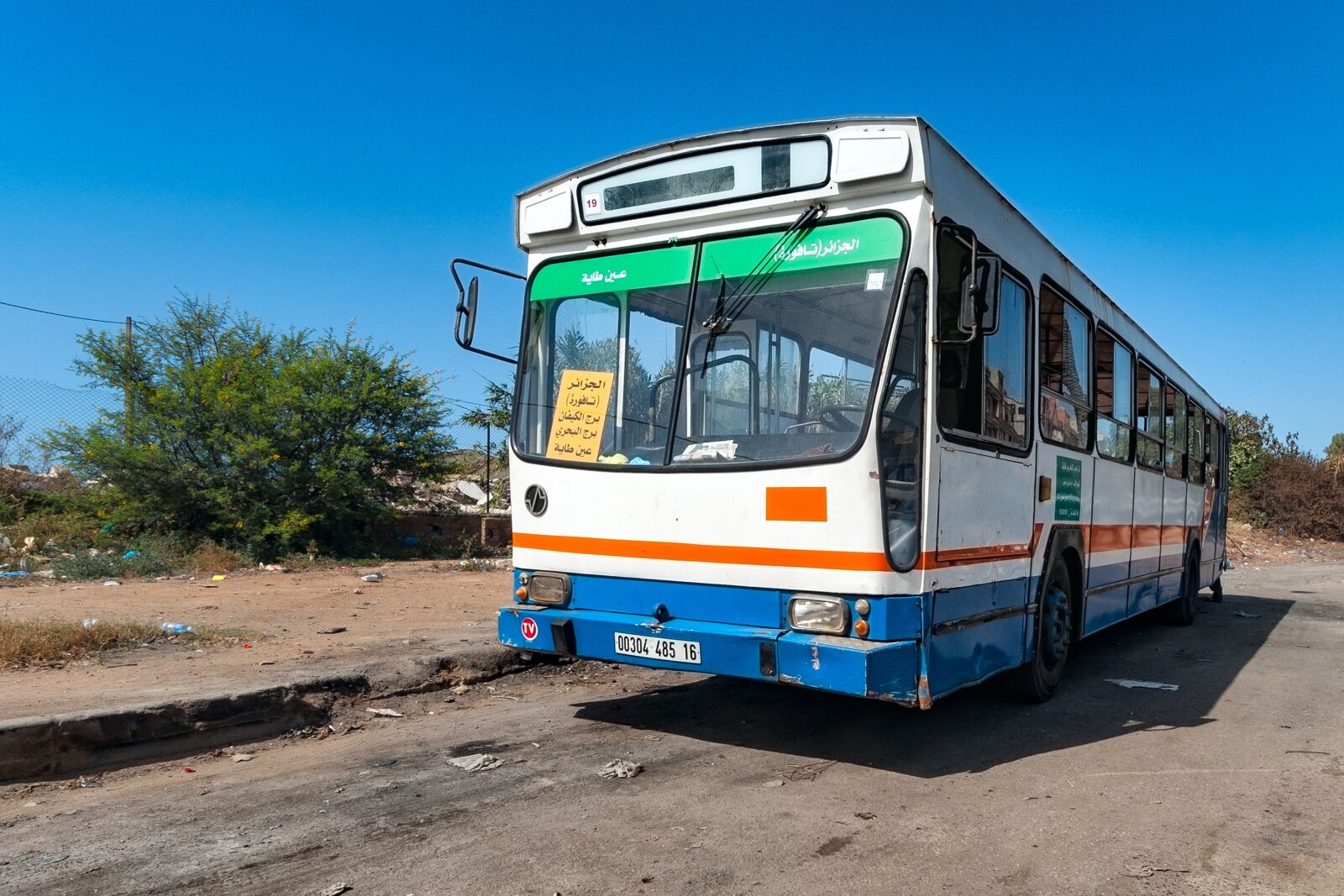 Nikon D90 sample photo. Bus, algeria, sky photography