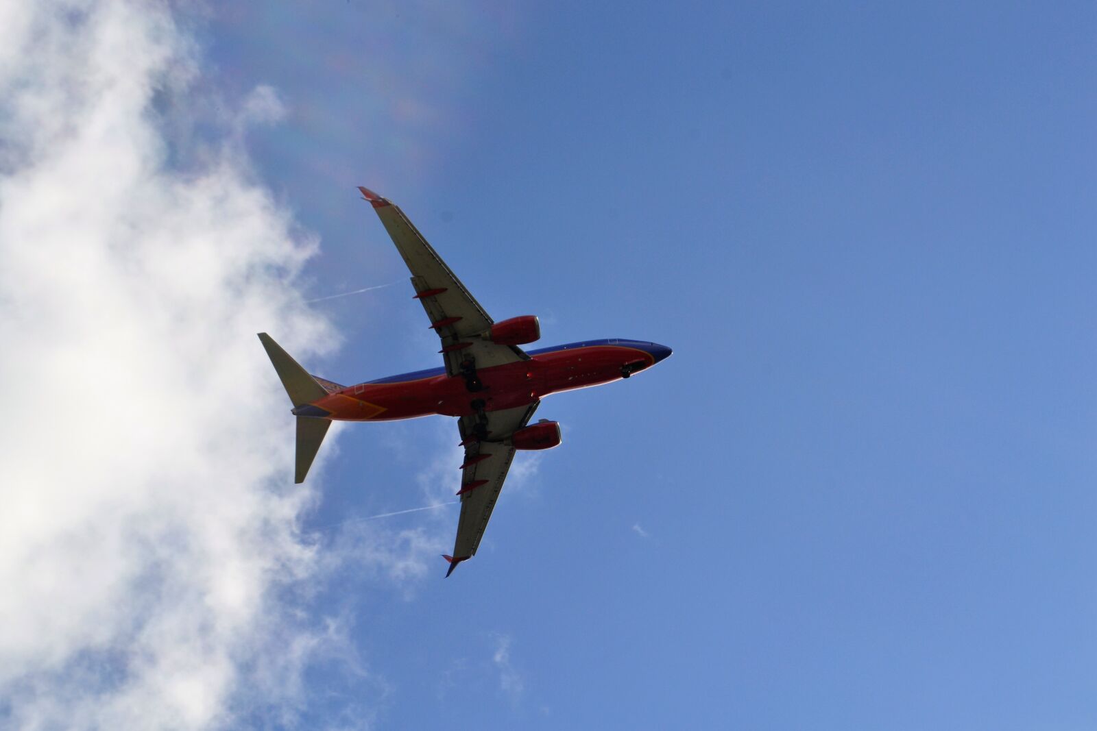 Nikon D3100 sample photo. Southwest, airliner, plane photography