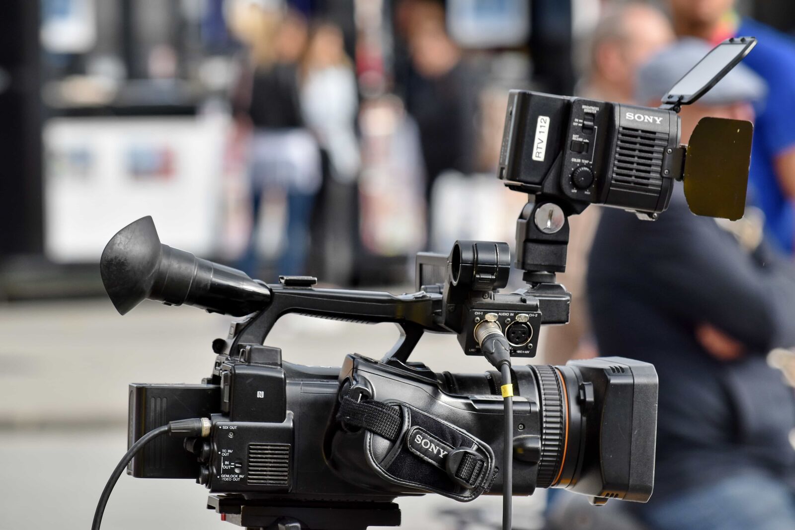 Nikon D5500 sample photo. Television, television news, video photography