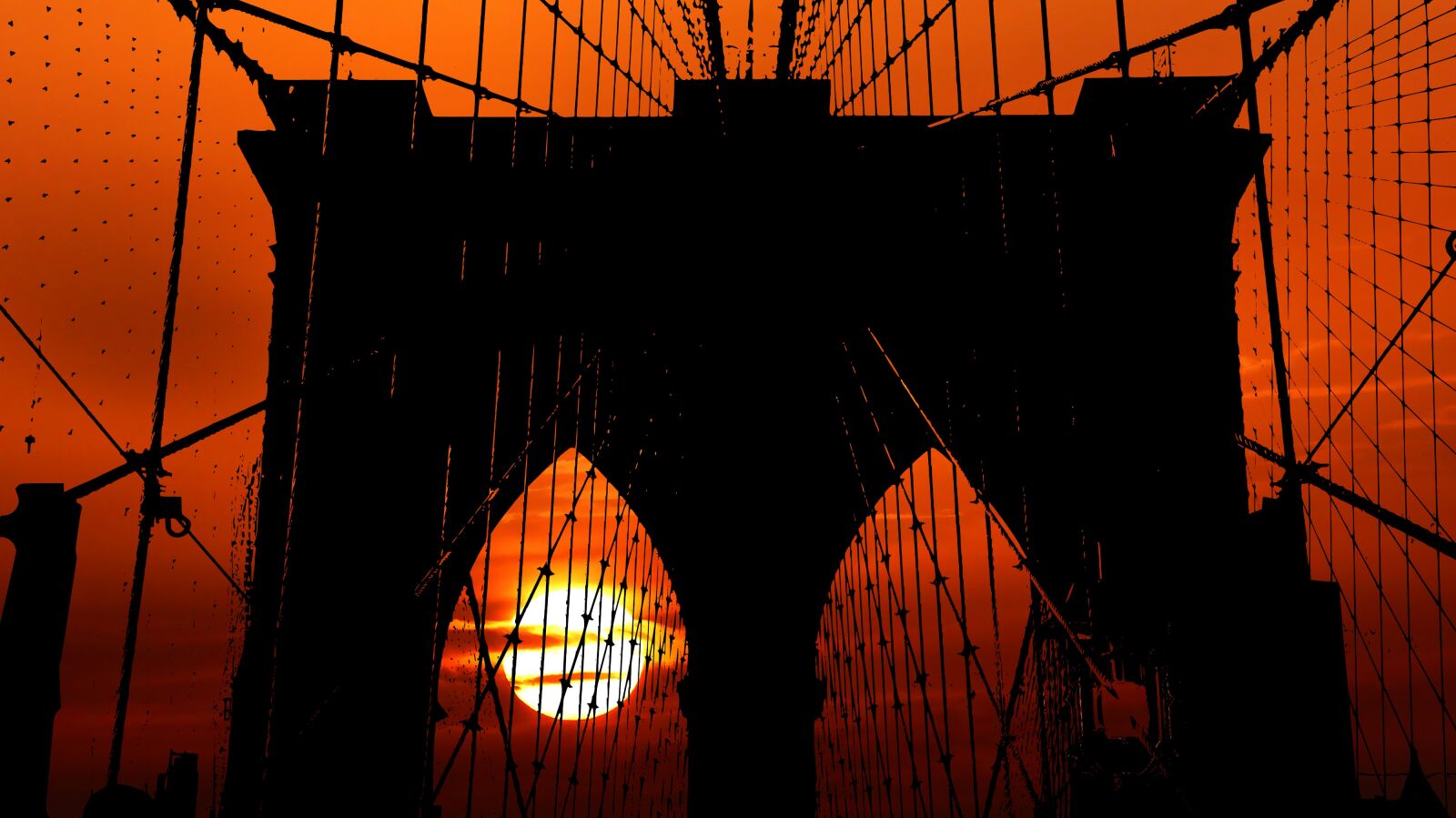 Panasonic Lumix DMC-FZ200 sample photo. Sunset, bridge, twilight photography