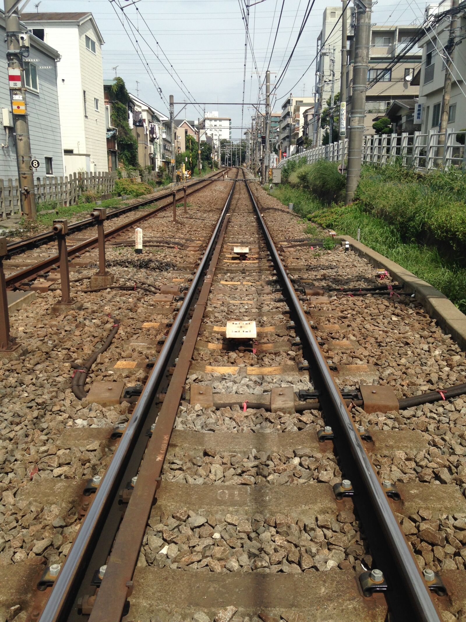 iPhone 5 back camera 4.12mm f/2.4 sample photo. Track, toyoko, high angle photography