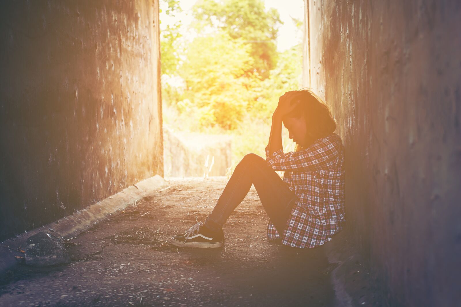 Nikon D800 sample photo. Alone, crying, sad photography