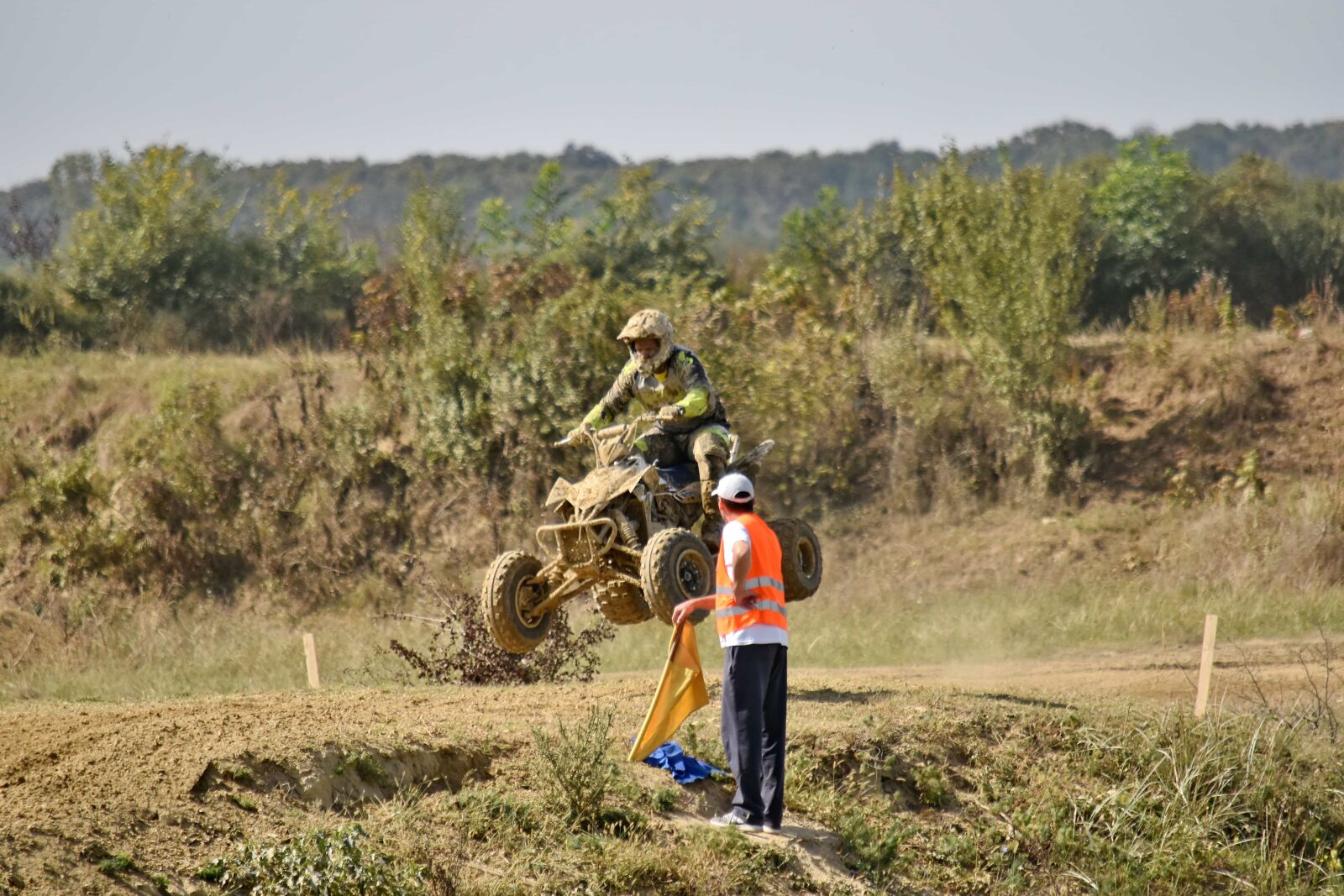 Nikon D5500 sample photo. Championship, judge, jump, motocross photography