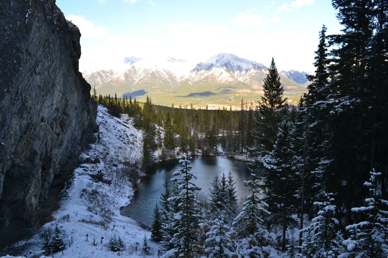 Nikon D3100 sample photo. Canmore, lake, canada photography