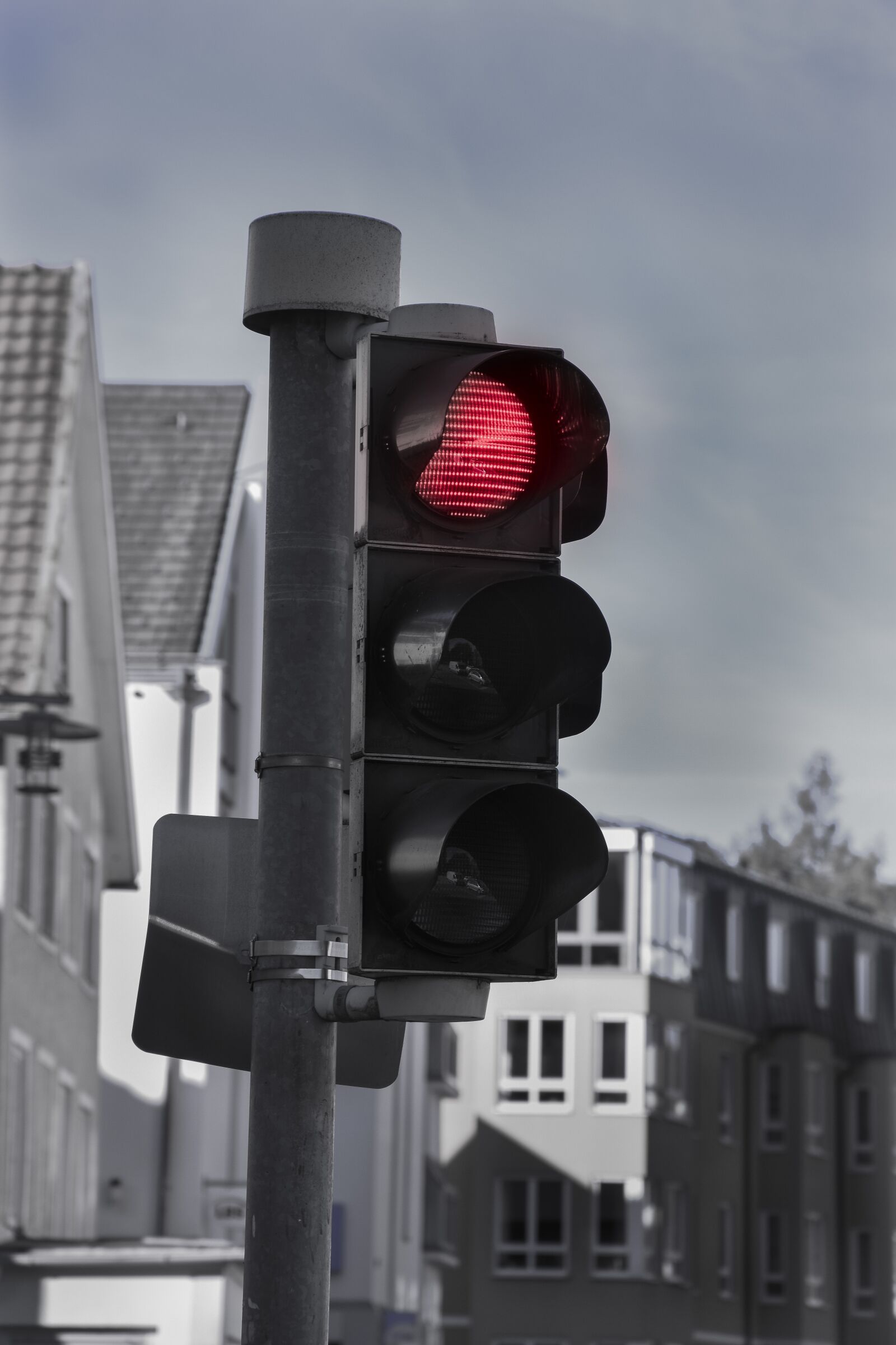Nikon D3400 sample photo. Red traffic lights, stop photography