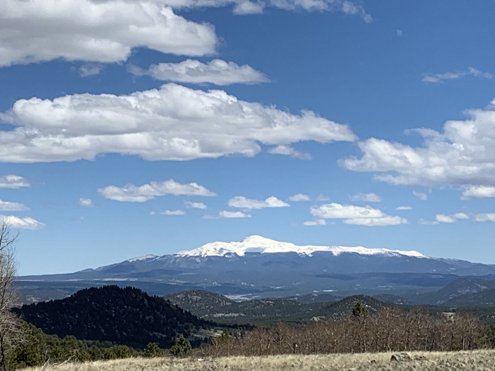 Apple iPhone XR sample photo. Colorado, mountains, sky photography