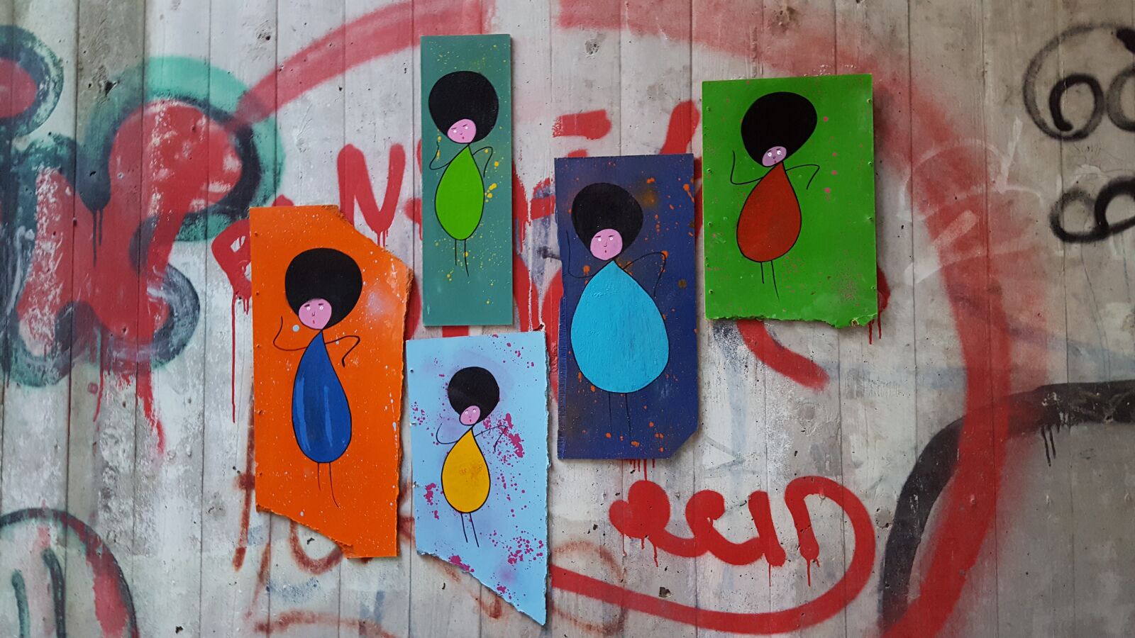 Samsung GALAXY S6 edge sample photo. Street art, fantasy figures photography