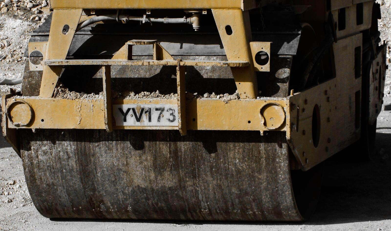 Canon PowerShot SX400 IS sample photo. Compactor, heavy machine, pressure photography
