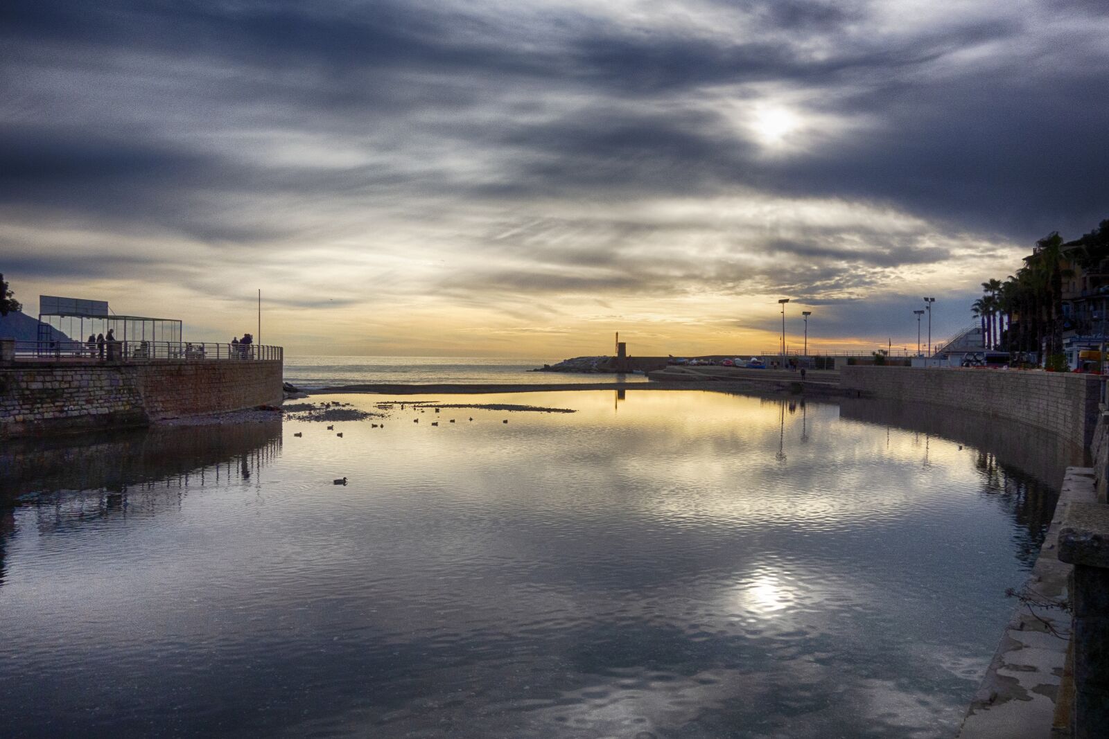 Sony Cyber-shot DSC-RX100 sample photo. Recco, sunset, liguria photography
