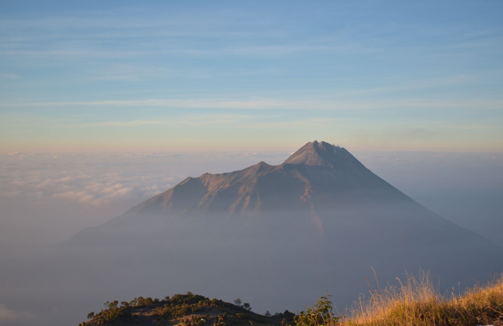 Nikon D3400 sample photo. Mountain, merapi, indonesia photography