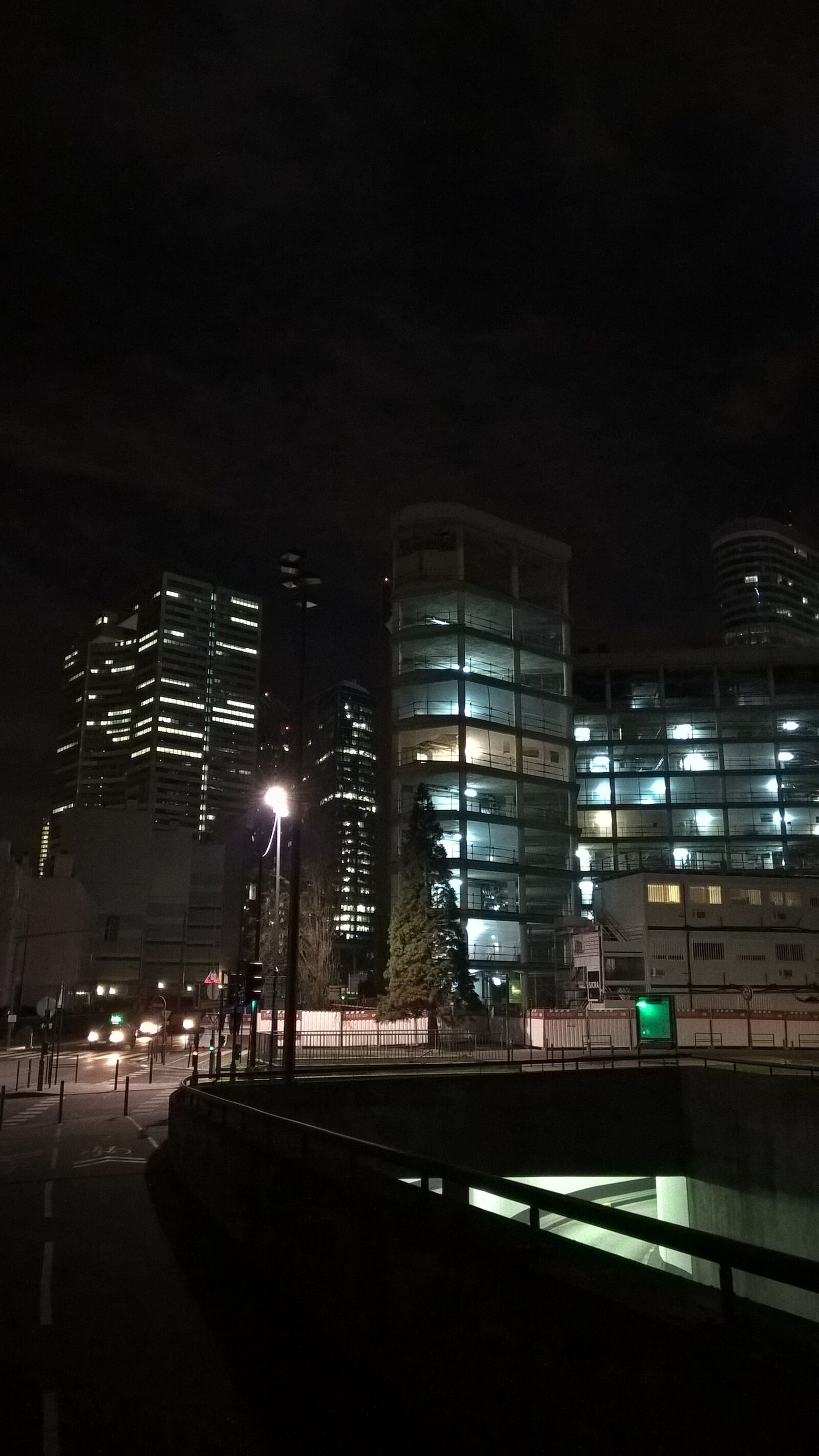 Nokia Lumia 830 sample photo. Illuminated, city, at, night photography