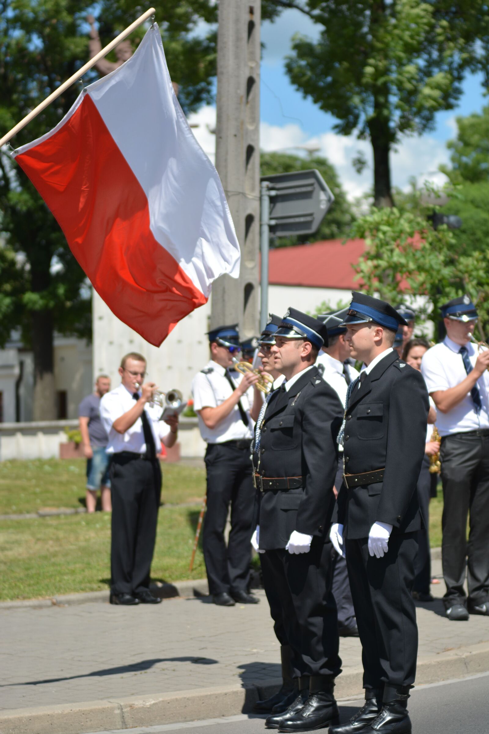 Nikon D7100 sample photo. Polish flag, the ceremony photography