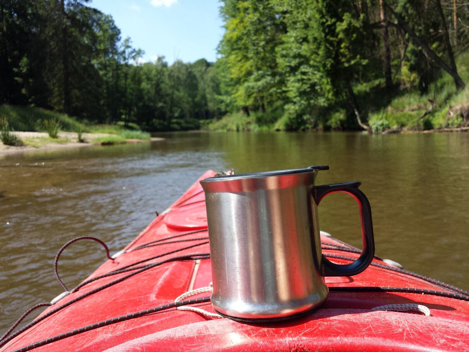 Samsung Galaxy S4 sample photo. Kayak, tea, mug photography